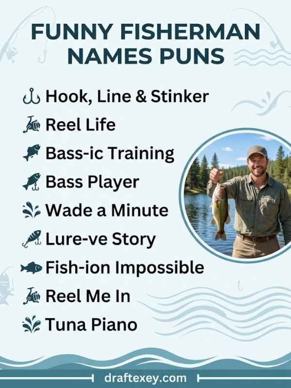 Funny Fisherman Names Puns