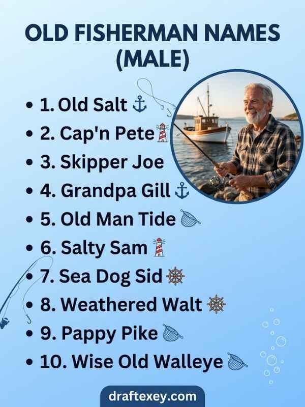 Old Fisherman Names Male